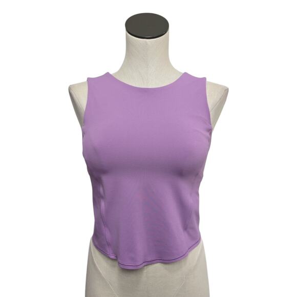 Lululemon Nulu Twist-Back Yoga Tank Top Wisteria Purple‎ Size 6 Athletic Workout - Picture 1 of 7